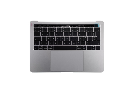 Space Gray Upper Case Assembly (British English) for Macbook Pro 13" Touch A1706 (Late 2016-Mid 2017)