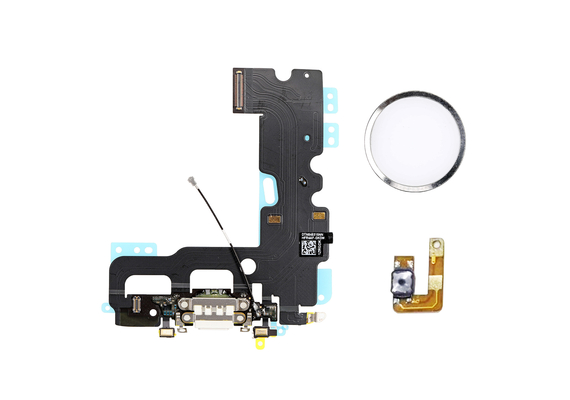 New Charging Dock Flex Cable with Home Button Return Solution for iPhone 7