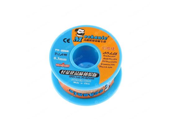 ​Mechanic TY-V866 Series Special-Purpose Solder Wire, Size: 0.3mm