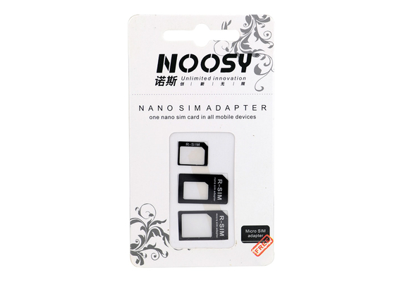 Nano SIM Adapter #NOOSY, Color: Black
