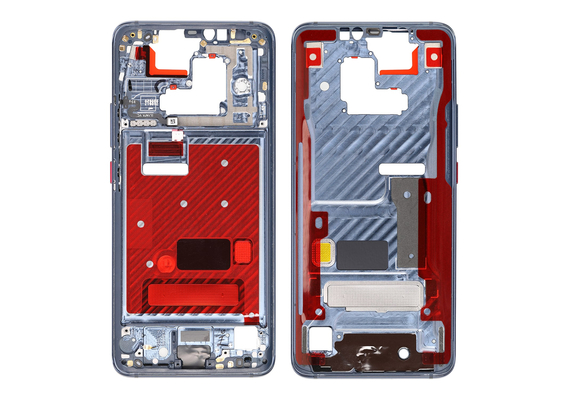 Replacement for Huawei Mate 20 Pro Front Housing LCD Frame Bezel Plate - Midnight Blue