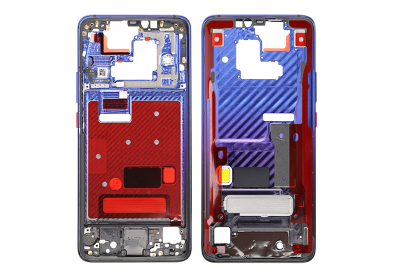 Replacement for Huawei Mate 20 Pro Front Housing LCD Frame Bezel Plate - Twilight