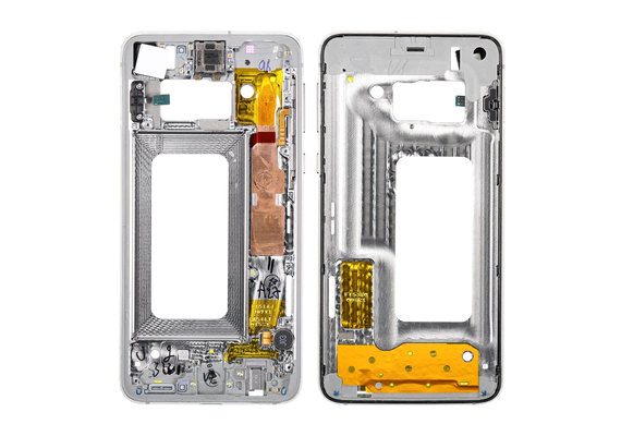Replacement for Samsung Galaxy S10e Rear Housing Frame - White