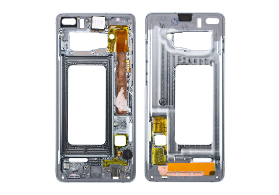 Replacement for Samsung Galaxy S10/S10 Plus Rear Housing Frame - Prism White