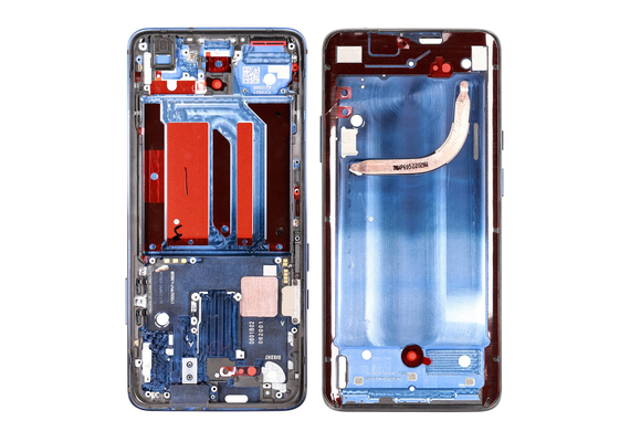 Replacement for Oneplus 7 Pro Middle Housing Front Bezel - Blue