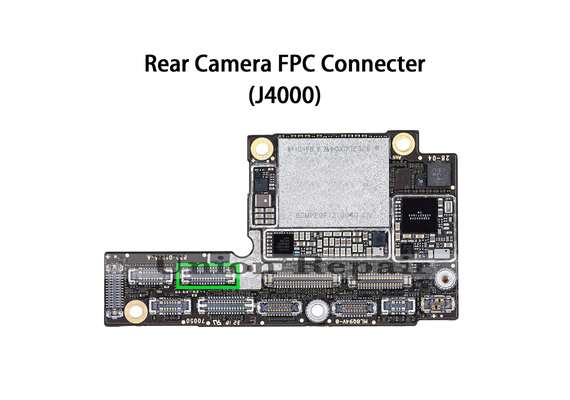 Replacement for iPhone XS MAX Rear Camera Connector Port Onboard