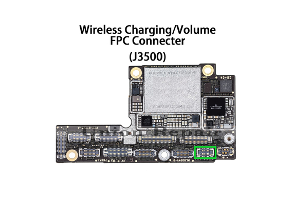 Replacement for iPhone XS MAX Wireless Charging Connector Port Onboard
