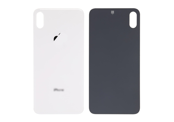 Original Back Cover Glass Replacement for iPhone XS Max, Condition: Silver