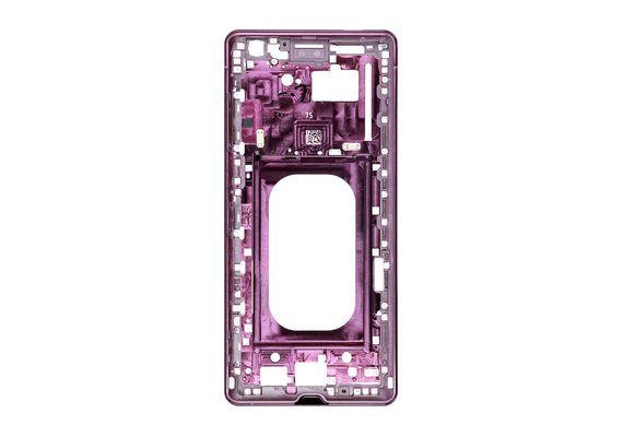 Replacement for Sony Xperia XZ3 Middle Frame Front Housing - Bordeaux Red