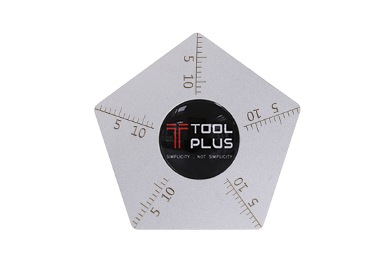 0.1mm Ultrathin Stainless Steel Opening Tool with Scale, Shape: Polygonal