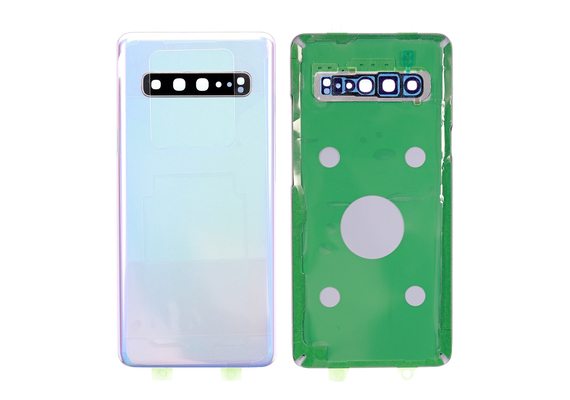Replacement for Samsung Galaxy S10 5G Battery Door with Camera Glass - Crown Silver