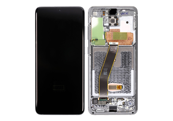 Replacement for Samsung Galaxy S20 LCD Screen Assembly with Frame - Black