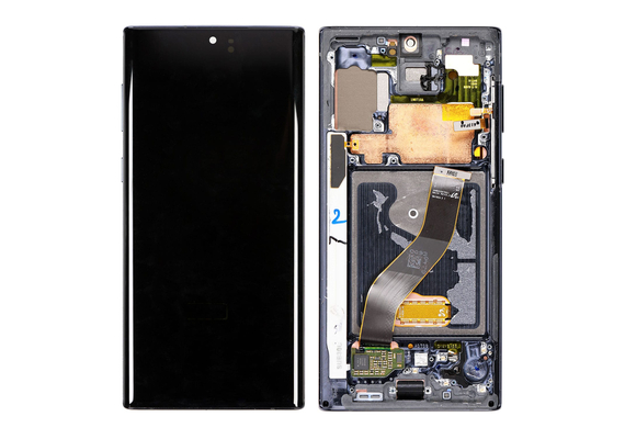 Replacement for Samsung Galaxy Note 10 LCD Screen Assembly with Frame - Black