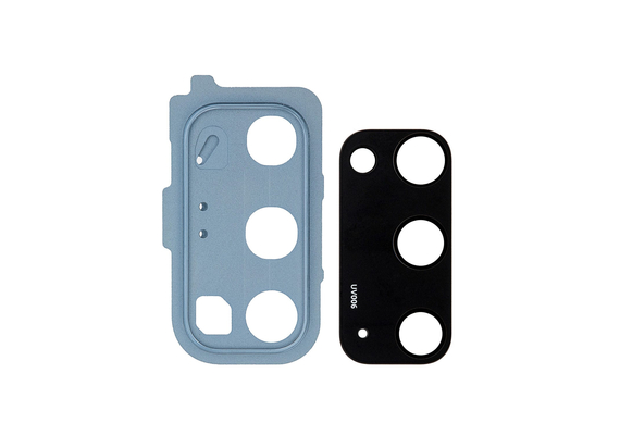 Replacement for Samsung Galaxy S20 Rear Camera Holder with Lens - Blue