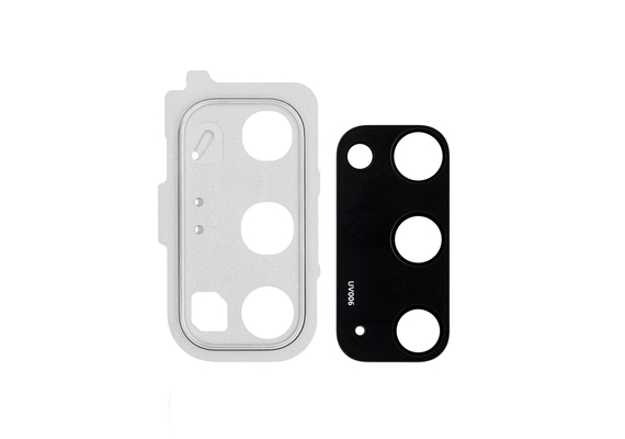 Replacement for Samsung Galaxy S20 Rear Camera Holder with Lens - White