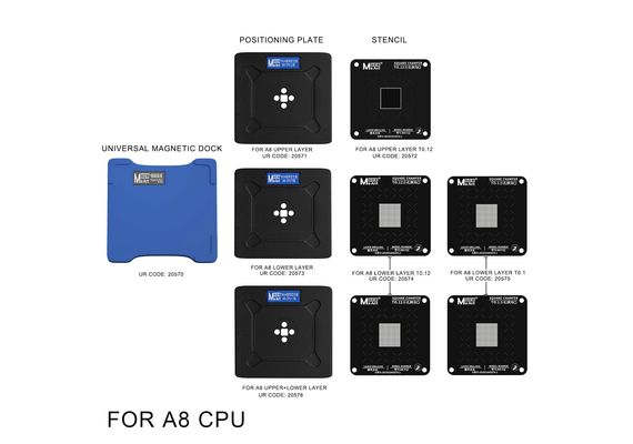 MaAnt Magnetic Reballing Platform for A8 CPU