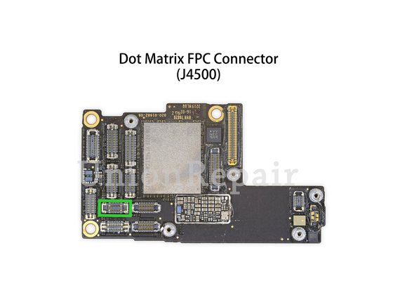 Replacement for iPhone 11 Pro/11 Pro Max Receiver Inductor Light Sensor Connector Port Onboard