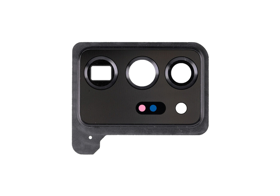 Replacement for Samsung Galaxy Note 20 Ultra Rear Camera Holder with Glass Lens - Mystic Black