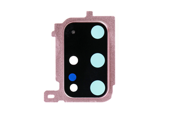 Replacement for Samsung Galaxy S20 Plus Rear Camera Holder with Lens - Cloud Pink