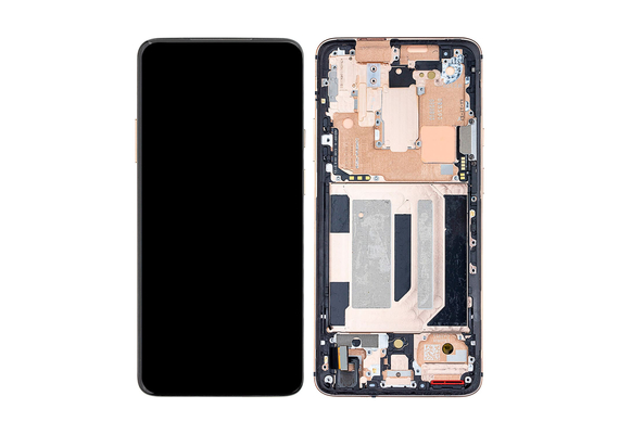 Replacement for OnePlus 7T Pro LCD Screen Digitizer Assembly with Frame - Papaya Oranger