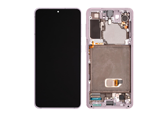 Replacement for Samsung Galaxy S21 OLED Screen Assembly with Frame - Violet