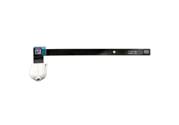 Replacement for iPad Air Audio Earphone Jack Flex Cable - White