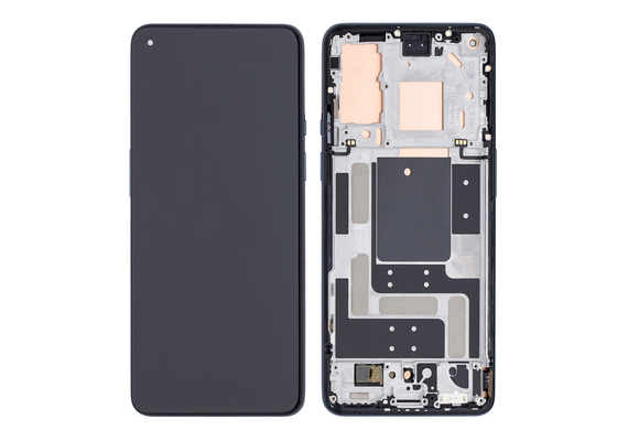 Replacement for OnePlus 9 LCD Screen Digitizer Assembly with Frame - Astral Black