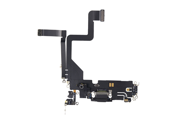 Replacement for iPhone 14 Pro USB Charging Flex Cable - Space Black, Option: After Market