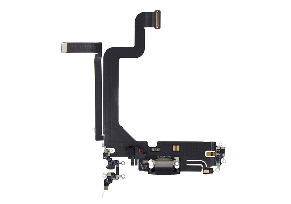 Replacement for iPhone 14 Pro Max USB Charging Flex Cable - Space Black, Option: Original New