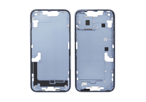 Replacement for iPhone 14 Plus Mid Housing Frame - Blue