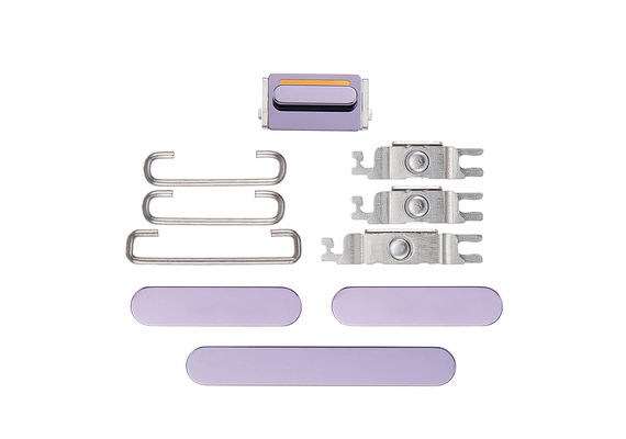 Replacement for iPhone 14 Pro/14 Pro Max Side Button Set - Deep Purple