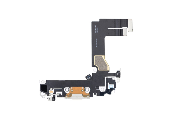 Replacement for iPhone 13 Mini USB Charging Flex Cable - Starlight, Condition: Original New