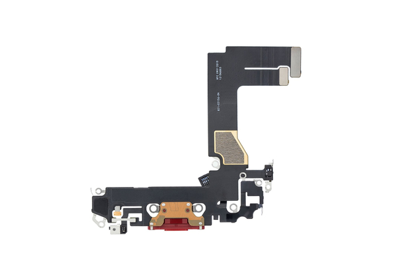 Replacement for iPhone 13 Mini USB Charging Flex Cable - Red, Option: After Market