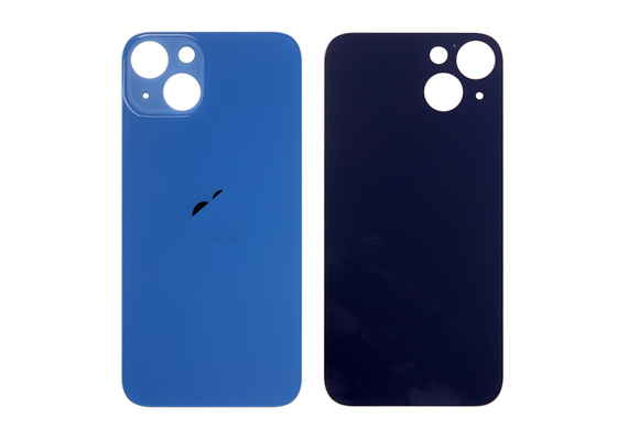 Replacement for iPhone 13 Mini Back Cover Glass - Blue, Quality Grade: After Market