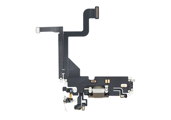 Replacement for iPhone 13 Pro USB Charging Flex Cable - Gold, Option: After Market