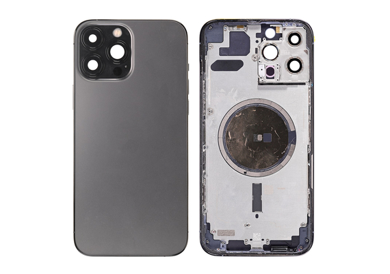 Replacement For iPhone 13 Pro Max Rear Housing with Frame - Graphite, Verison : International Version, Condition : After Market