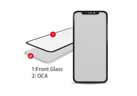 Replacement for iPhone 13/13 Pro Front Glass with OCA Preinstalled
