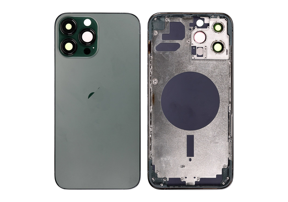Replacement For iPhone 13 Pro Max Rear Housing with Frame - Alpine Green, Condition: After Market, Verison : International Version