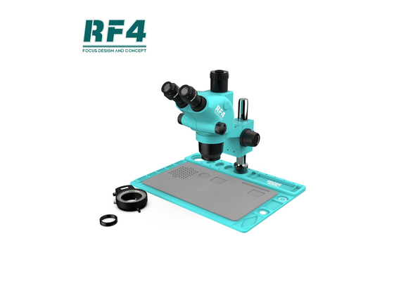 RF4 RF-6565TVD2 6.5-65X Trinocular Stereo Microscope With LED Lights