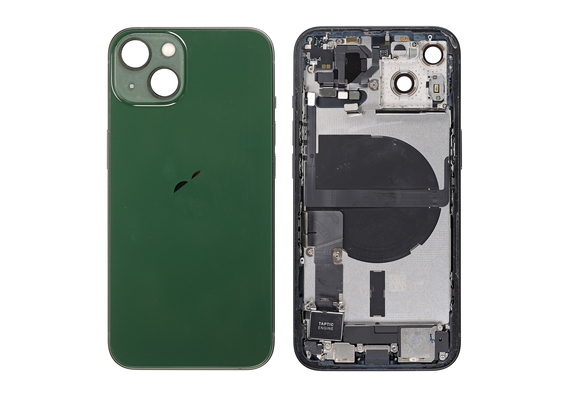 Replacement for iPhone 13 Back Cover Full Assembly - Alpine Green, Condition: Original New , Version: US 5G Version 