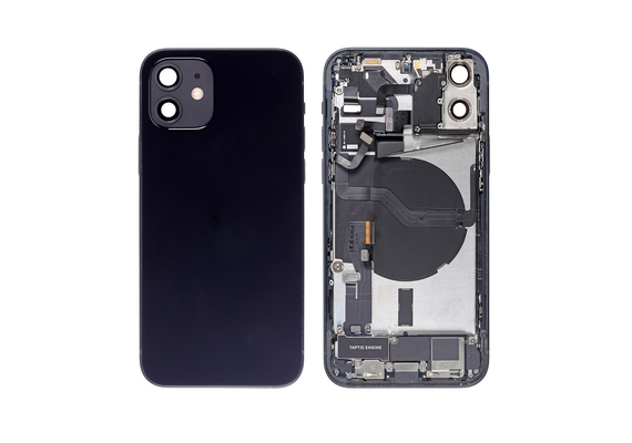 Replacement for iPhone 12 Mini Back Cover Full Assembly - Black