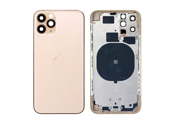 Replacement for iPhone 11 Pro Rear Housing with Frame - Gold