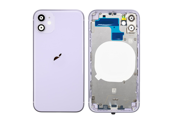 Original Replacement for iPhone 11 Rear Housing with Frame (purple)