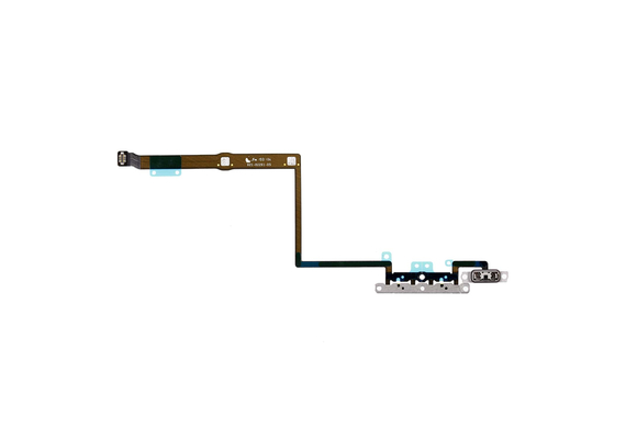Replacement for iPhone 11 Pro Max Volume Button Flex Cable with Metal Bracket Assembly