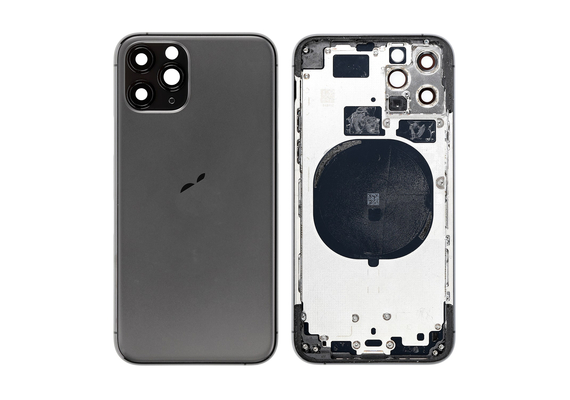 Replacement for iPhone 11 Pro Rear Housing with Frame - Space Gray