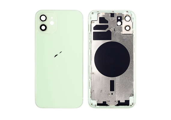 Replacement For iPhone 12 Rear Housing with Frame - Green