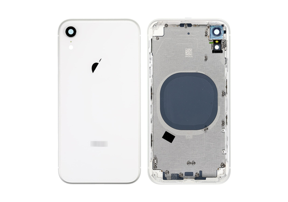 Original Rear Housing with Frame for iPhone XR White