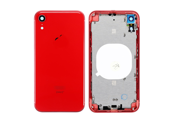 Original Rear Housing with Frame for iPhone XR Red