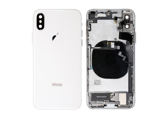 Replacement for iPhone Xs Back Cover Full Assembly - Silver