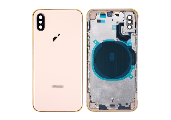 Replacement for iPhone Xs Rear Housing with Frame - Gold